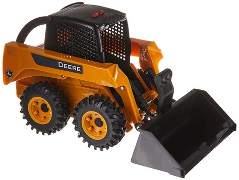 toy truck with trailer and skid steer|toy skid steer with attachments.